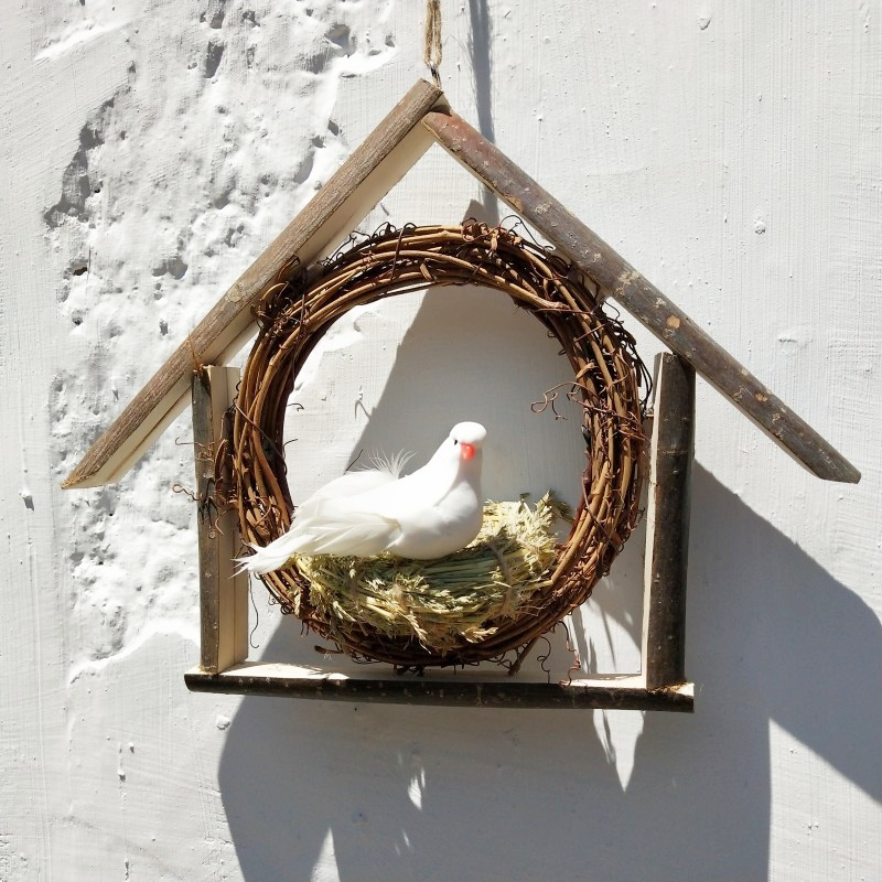 干树枝手工diy创意家居家装田园风格墙饰墙壁挂挂饰