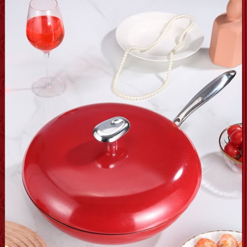 火象鹅卵石炒锅HXG-CG305个高清大图