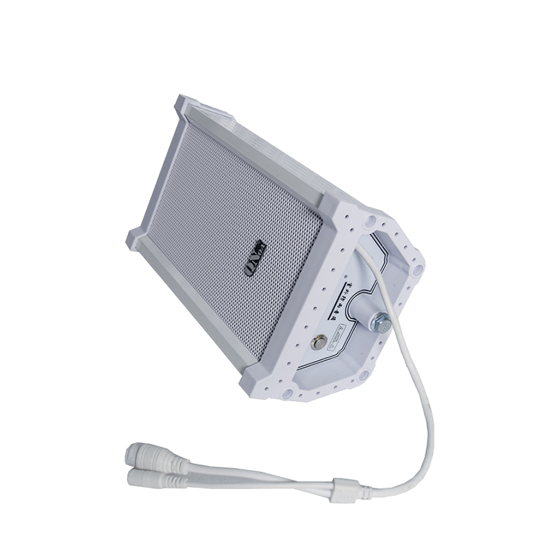 启诺QN-A40-IP IP广播室外对讲音柱 带拾音器一体式支持双向语音对讲广播音箱 白色 台高清大图