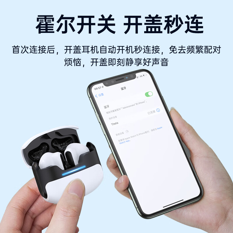 兰士顿-电竞系列真无线蓝牙耳机THETA高清大图