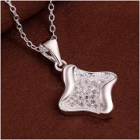 N625 Women Silver Necklace 镀925纯银女项链日韩版锁骨链潮人送女朋友七夕情人节礼物