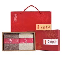 陇间柒月 富硒硒米红米2包组合装 幸福宝禾B款 4kg