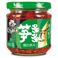 饭扫光 爆炒笋片 笋多多158g 下饭菜酱菜泡菜拌面拌饭酱泡椒咸菜酸菜四川 2019年9月份过期 介意者慎拍