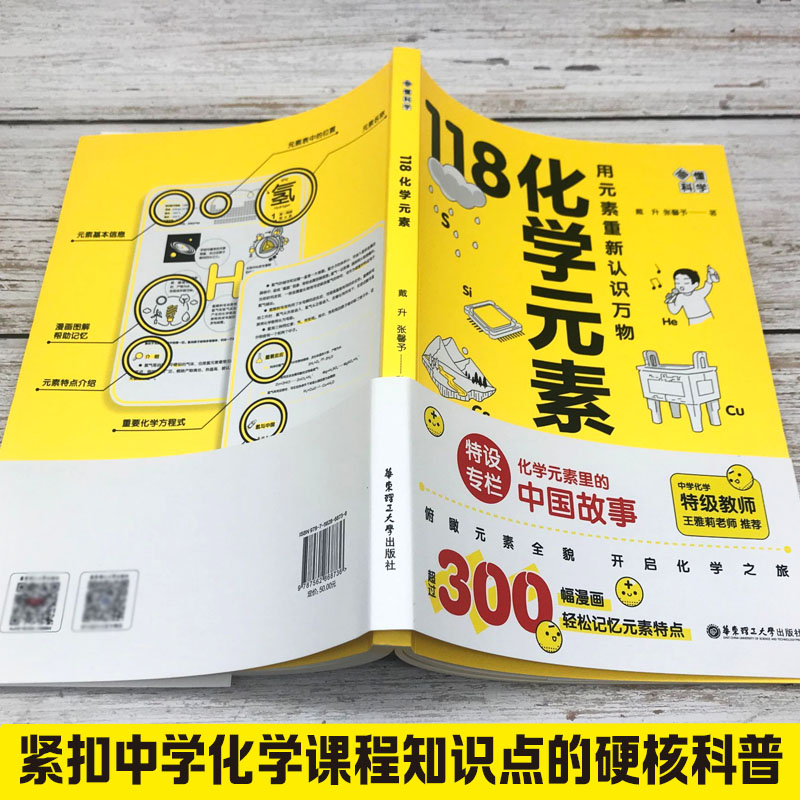[正版]画懂科学118化学元素用元素重新认识万物化学元素周期表10-15岁青少年阅读寒暑期化学科普图书课外书中学化学科高清大图