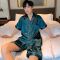 加肥大码睡衣男士夏季短袖短裤薄款韩版情侣家居服两件套装女莎丞