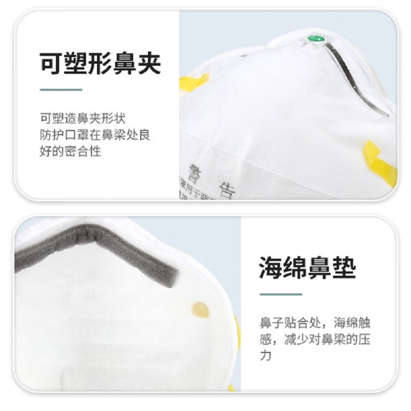 3M8515CN焊接口罩KN95防雾霾pm2.5金属烟臭氧防护防电焊烟高清大图