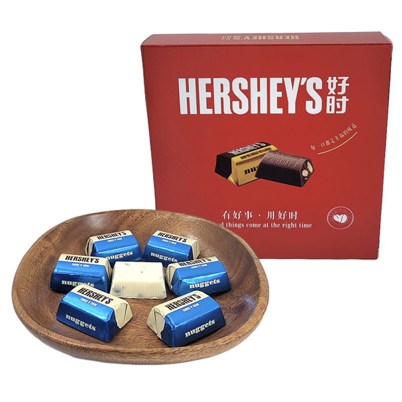 好时牛奶巧克力6粒纸盒装好运巧金砖婚庆结婚喜糖年货休闲零食品高清大图