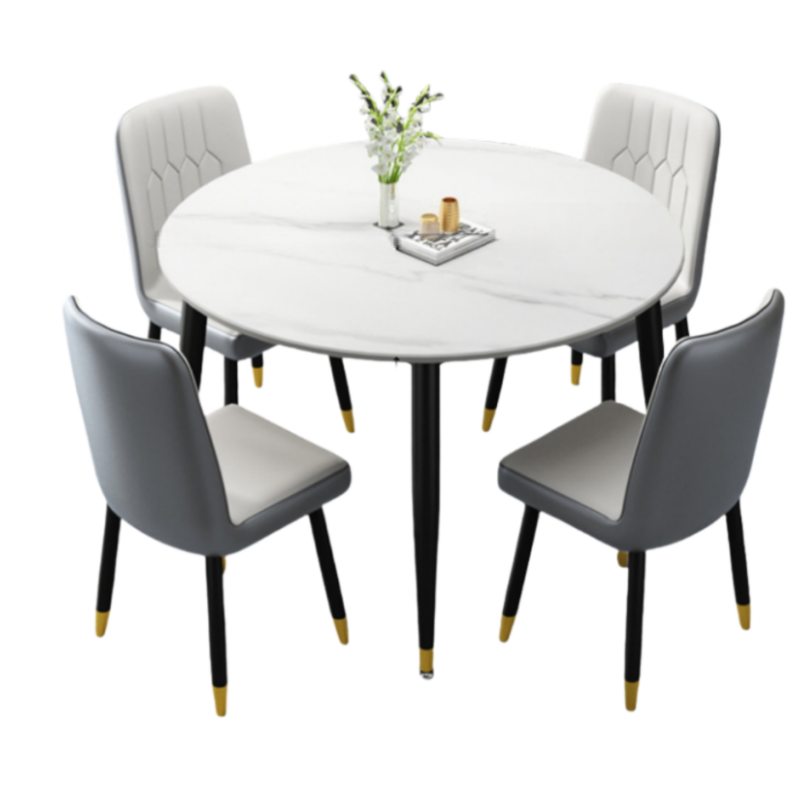 鑫龙都 餐桌椅 一桌四椅60cm 套高清大图