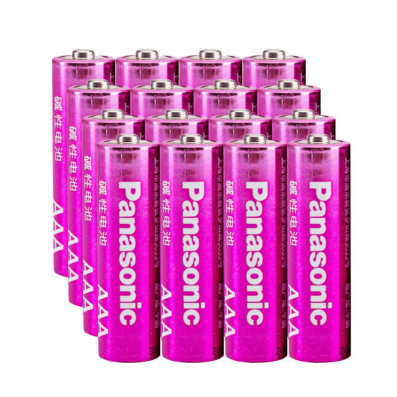 松下(Panasonic)粉彩7号七号碱性电池16粒适用于遥控器玩具礼品 LR03LCR/16SW高清大图