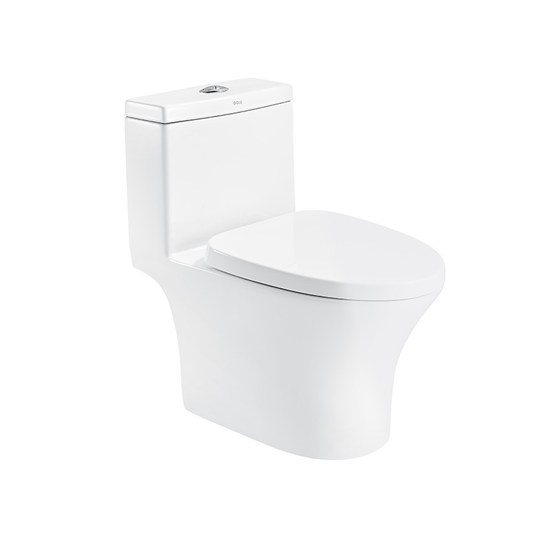 gold金牌卫浴大冲力防臭卫浴抽水马桶家用连体虹吸式 一级节水大口径