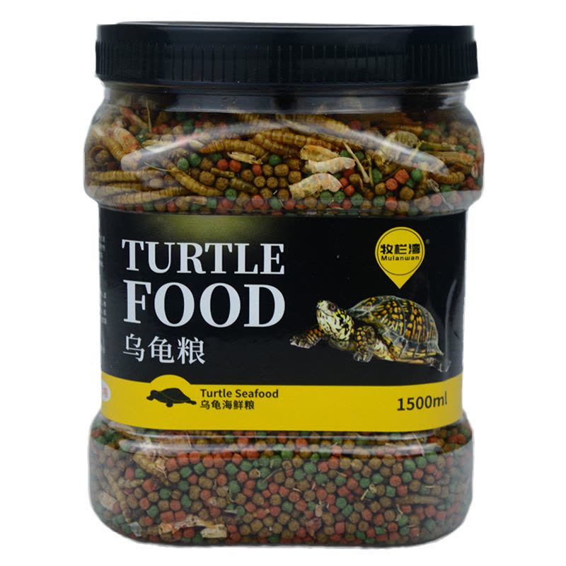 龟粮小乌龟饲料鱼干虾干幼龟开口通用巴西龟草龟龟料颗粒专用食物图片
