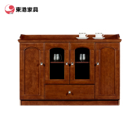 东港家具 DC-1203 办公家具现代新中式书柜,办公室文件柜,油漆实木自由组合储物柜,可定制