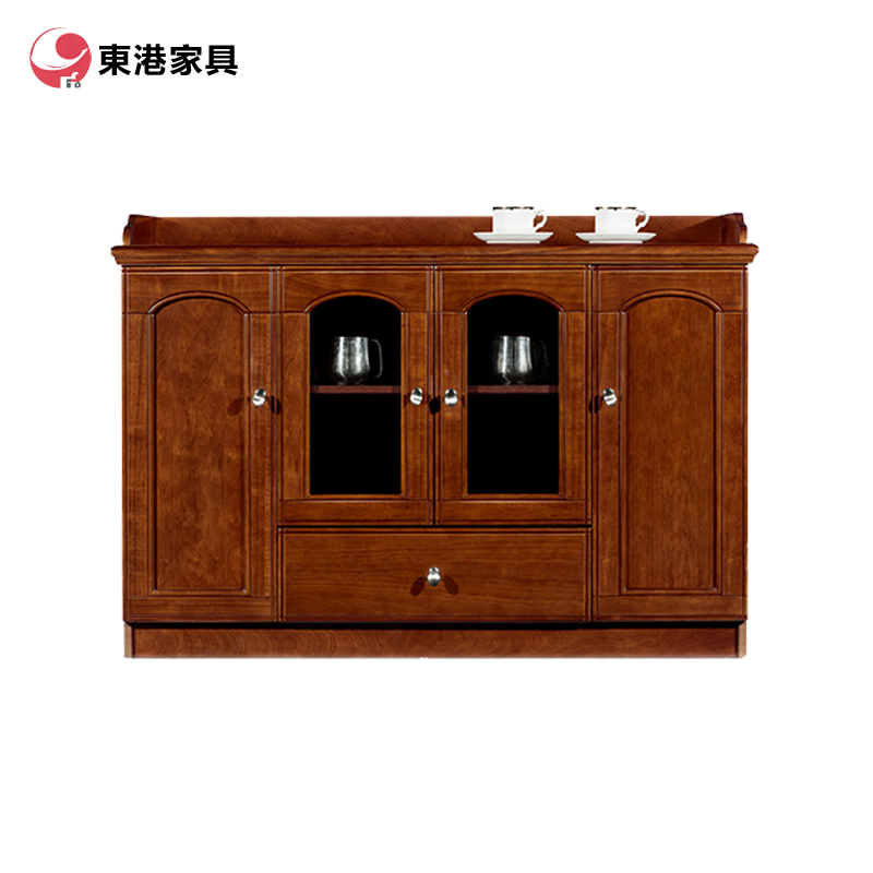 东港家具 DC-1203 办公家具现代新中式书柜,办公室文件柜,油漆实木自由组合储物柜,可定制