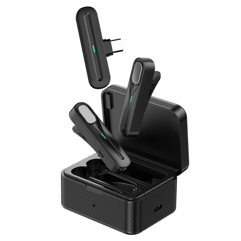 Only&Home领夹式无线直播麦克风一拖二 DX02Type-c接口