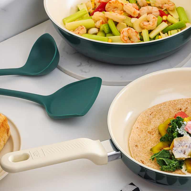 康宁WORLD KITCHEN 纳米陶系列不粘锅具五件组高清大图