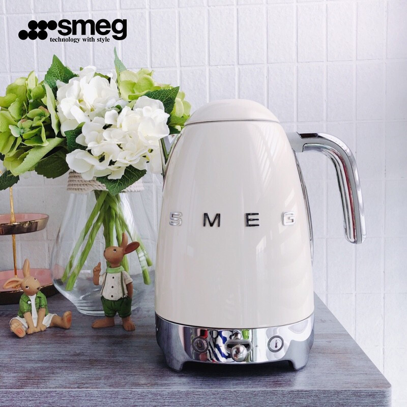 SMEG斯麦格 意大利复古电水壶自动断电家用进口烧水壶保温7档温控热水壶 KLF04