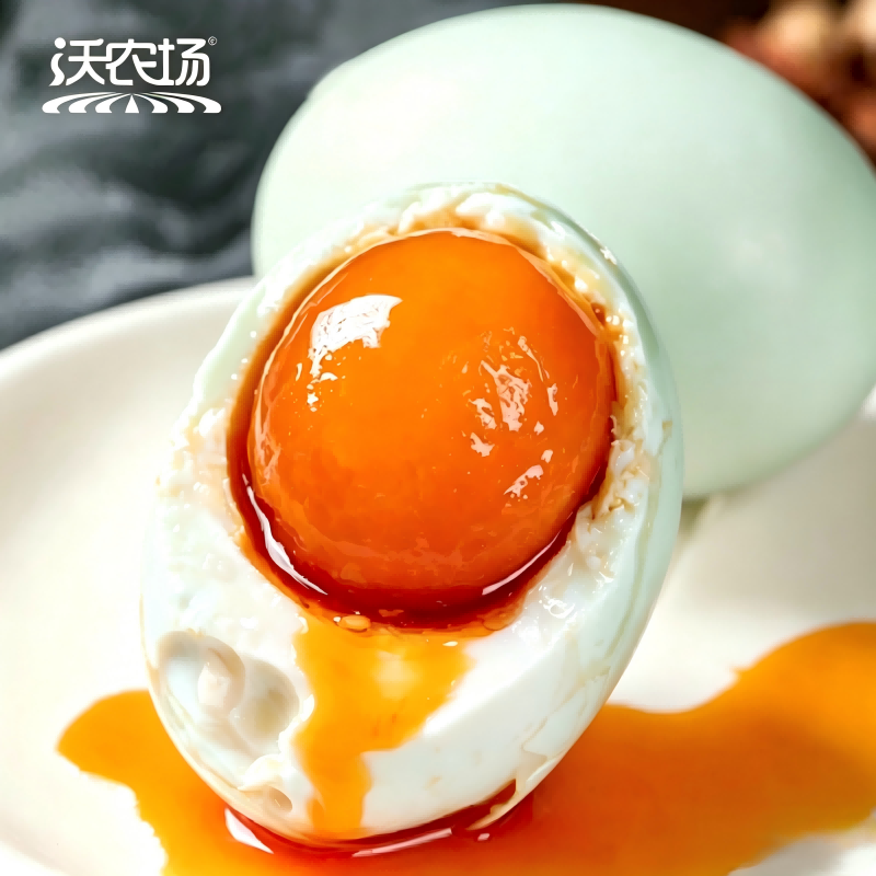 沃农场精装咸鸭蛋1.3kg(65g*20枚)/盒高清大图