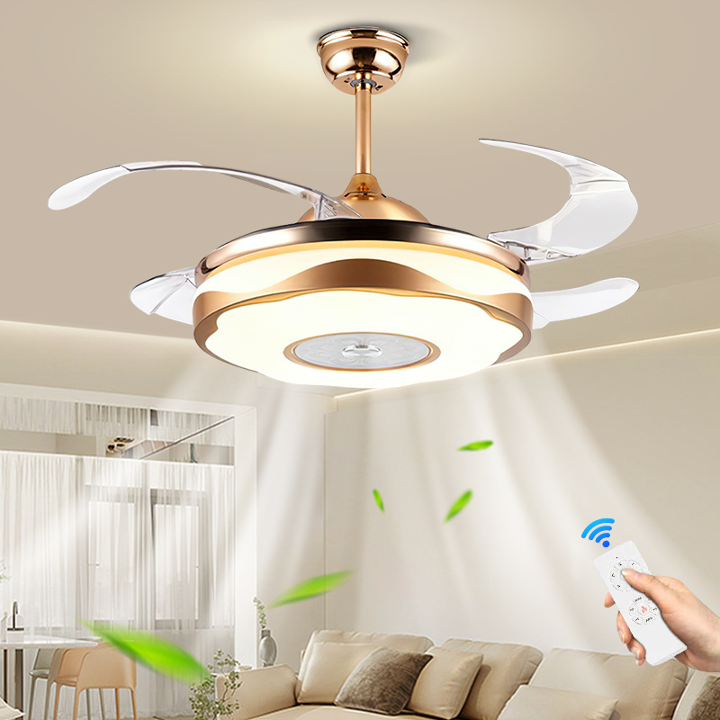 长虹照明2023新款led风扇灯客厅灯现代简约吊扇灯餐厅吊灯卧室隐形