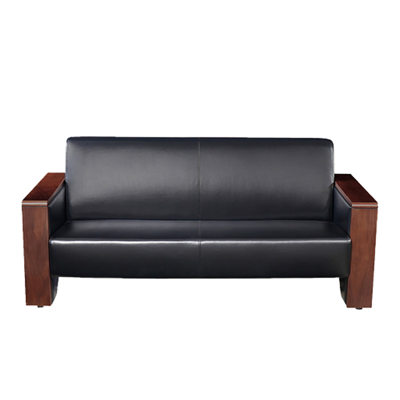 匡大 酒店沙发办公沙发 皮艺沙发 办公室接待沙发 牛皮 三人位 KDT290高清大图