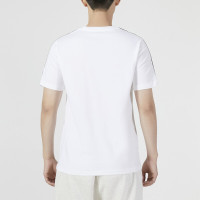 阿迪达斯(Adidas)NEO短袖男装套头衫夏季款运动服透气时尚潮流三条纹圆领上衣T恤衫
