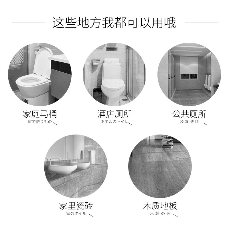 美洁卫日本原装进口马桶圈便圈去污杀菌消毒清洁剂 380ml