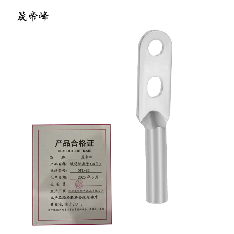 晟帝峰 镀锡铜鼻子(双孔) DTS-35 个高清大图