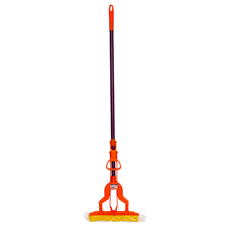 百名迖 海棉拖把 对折挤水款 把高清大图