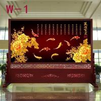 中式简约屏风实木隔断进办公室大厅酒店会议室定制落地座屏 200宽*180高 整装_402_928_690_855