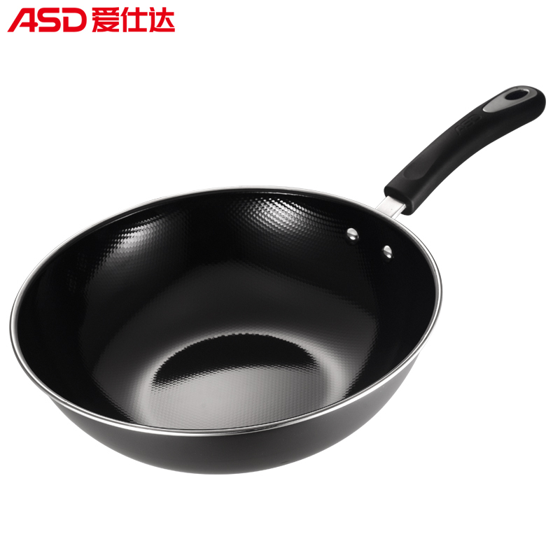 爱仕达(ASD) 锅具铁锅 CF30T2WG 搪瓷炒锅