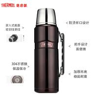 膳魔師(THERMOS)保温壶SK2010大容量1200ML户外膳魔师保温保冷水杯耐用防滑304不锈钢把手水杯家用/通用