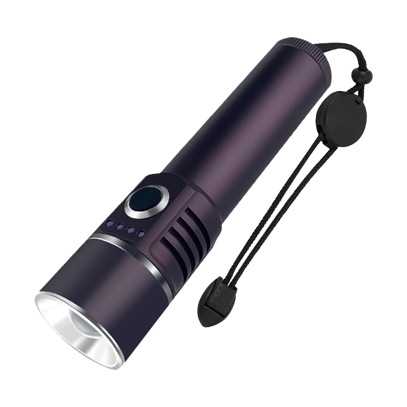 凯圣蓝 A5-Z IP66五档 功率10W/1390LM 电压DC5强光调焦电筒 (计价单位:个) 紫色高清大图