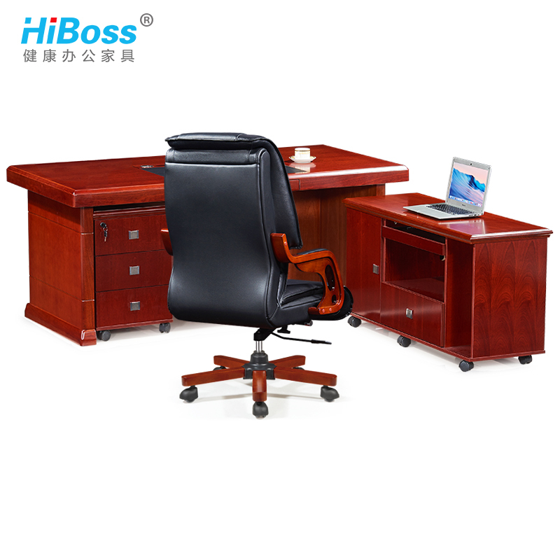 HiBoss办公家具办公桌1.8米中式油漆中班台班桌