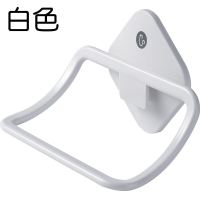 毛巾挂架(单个装) 毛巾架卫生间免打孔吸盘式置物架单杆厨房厕所浴室洗手间挂手巾杆