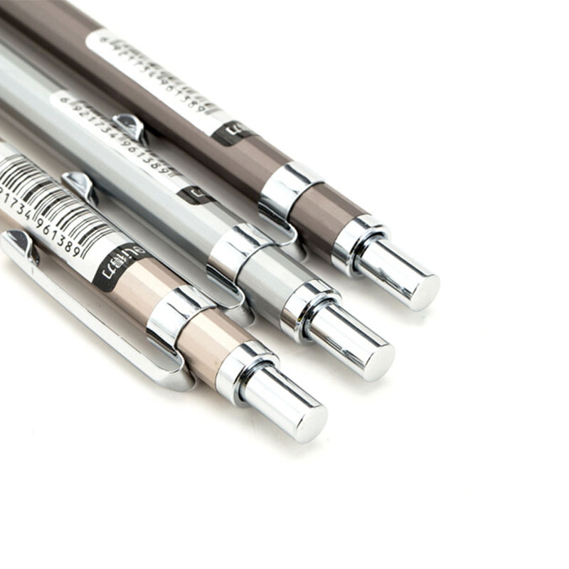 得力S332 全金属自动铅笔0.7mm 24支盒 2盒装
