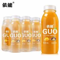 依能GUO百香果+芒果味350ml*6瓶装混合果汁饮料塑包装