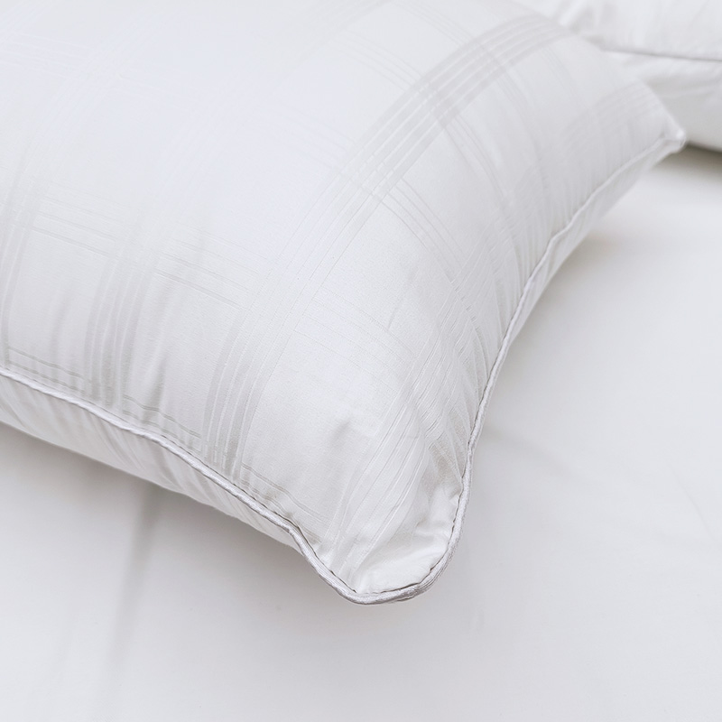 采馨 全棉枕芯 单人枕头羽丝绒枕纤维枕 A系列 可定制(48cm*74cm/只)高清大图