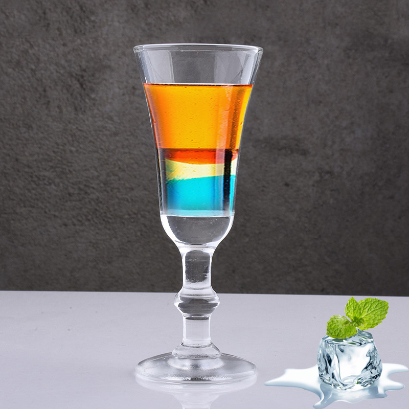 小号高脚白酒杯一口杯烈酒杯吞杯利口杯力乔杯鸡尾酒杯家用小酒杯