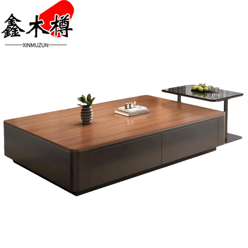 鑫木樽茶几组合高清大图