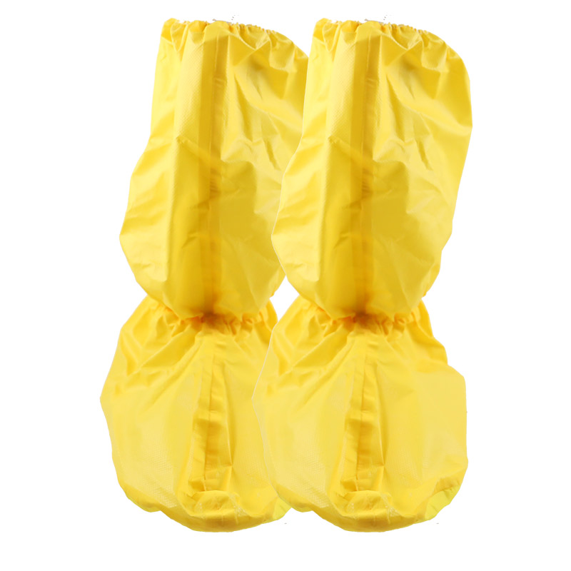 利铂安 胶条型防化靴套 LBA-BP918-1 (黄胶条,防滑鞋底) 黄色 双