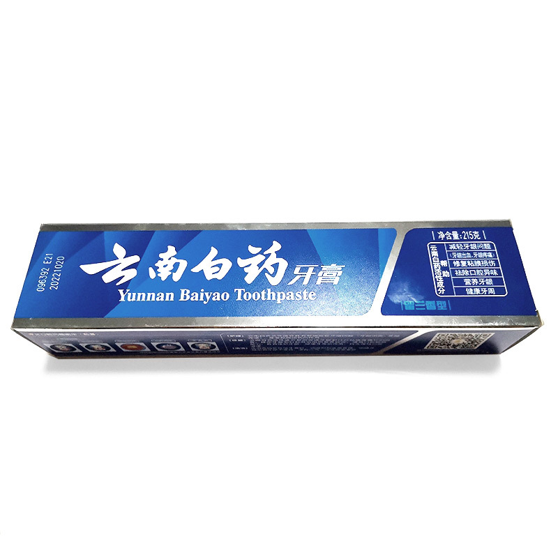云南白药牙膏留兰香型-215g