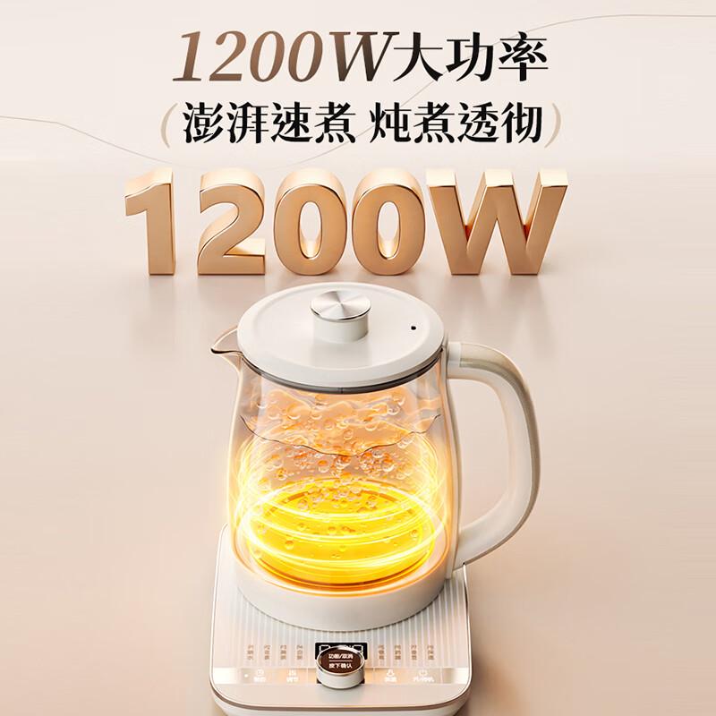 小熊(Bear)养生壶煮茶器炖煮一体煮茶壶烧水壶 1.8L大容量 316L热水壶 YSH-L18S1高清大图