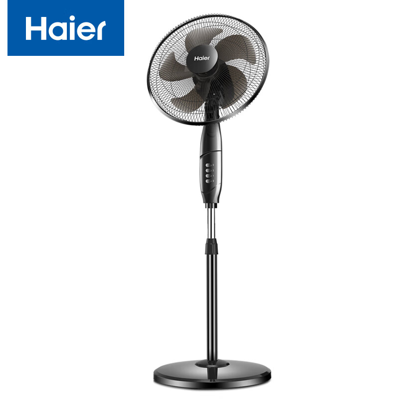 海尔(Haier)电风扇 HFS-J3531 五叶宽幅家用落地扇机械款远距立式电风扇客厅节能轻音伸缩电扇大广角摇头风扇高清大图