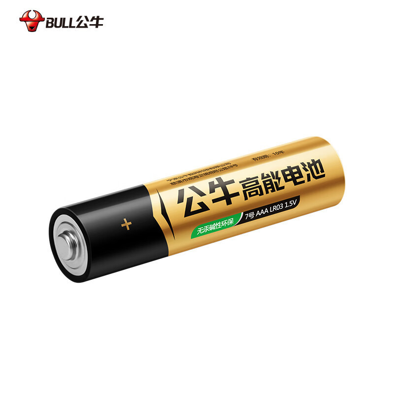 公牛(bull) PCALR3 卡装7号UP碱性电池(4粒)1.5V