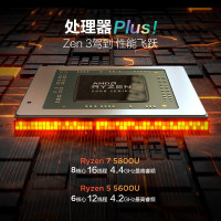 联想(Lenovo)小新Air14Plus锐龙版独显轻薄本 14英寸全面屏笔记本电脑(6核R5-5600U 16G 512G 2.2K屏 MX450)深空灰