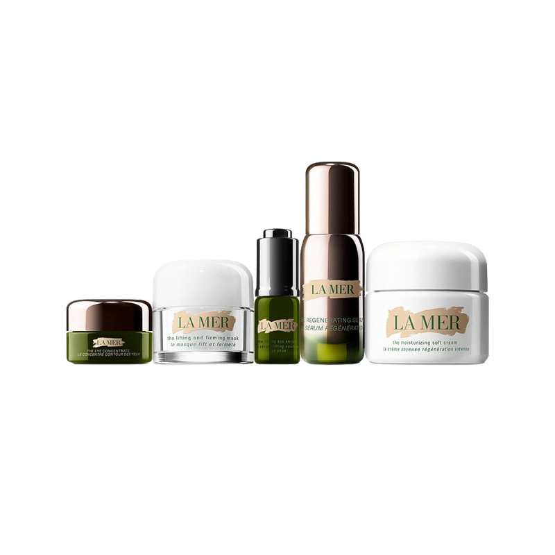 lamer海蓝之谜活颜焕肤护肤礼盒套装5件套精华13ml眼部精华5ml眼霜5ml