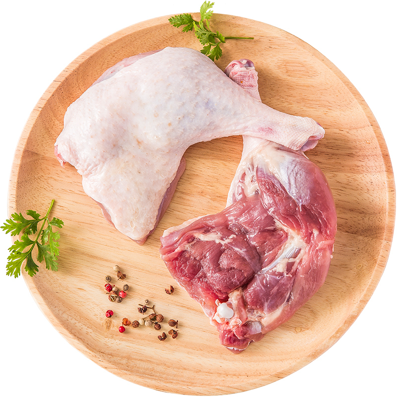 华英 精切鸭腿 600g /袋 烧烤食材卤鸭腿食材 国产速冻生鲜禽肉