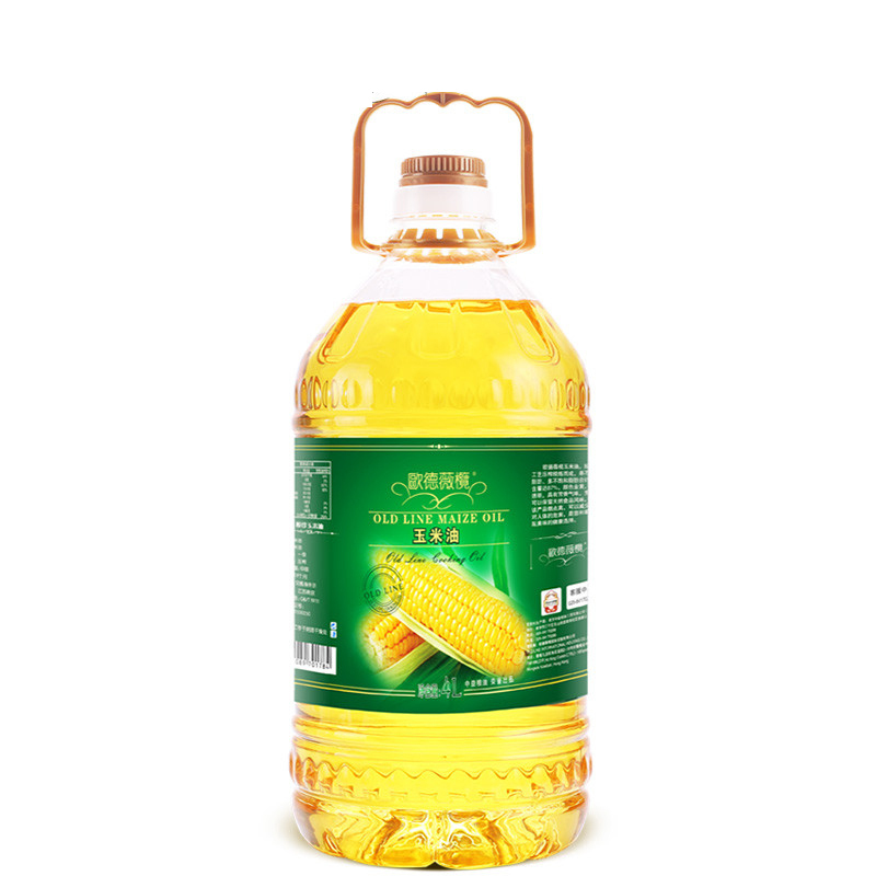 欧德薇榄(OLD LINE) 一级压榨玉米油4L 非转基因食用油
