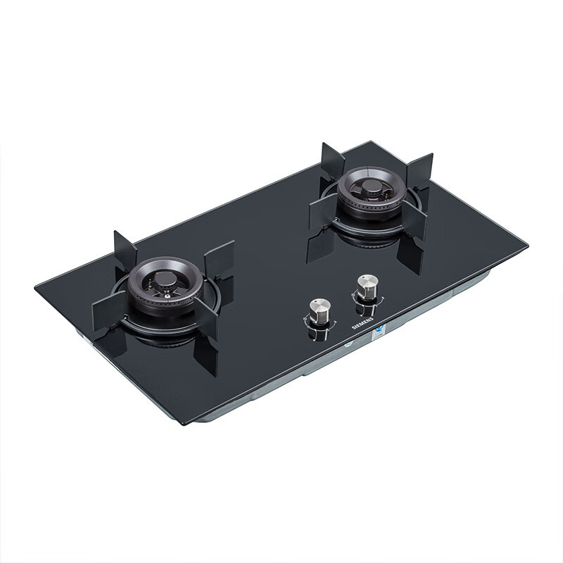 西门子ER7123EMP嵌入式双眼天燃气灶具玻璃面板双灶台(黑色 天然气)蒸饭柜高清大图