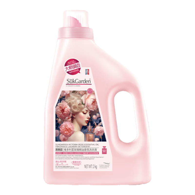 蔬果园 天然玫瑰精油 香氛洗衣液 2kg