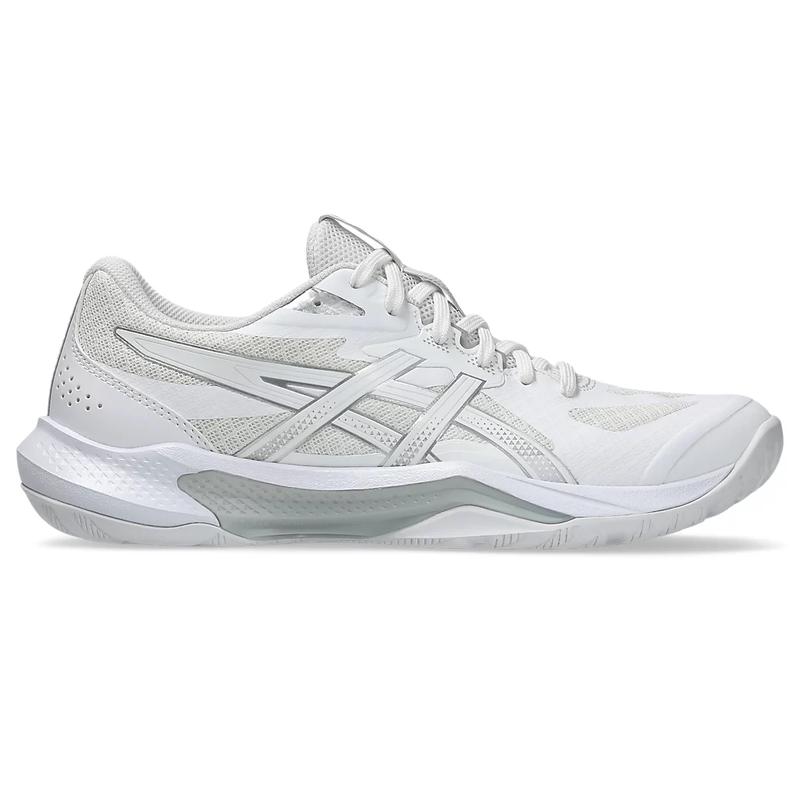 亚瑟士(ASICS)综合训练鞋女款稳定防滑侧向支撑室内健身鞋运动鞋 White/Pure_Silver 40.5